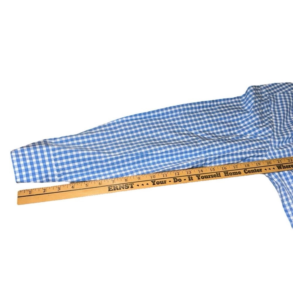Southern Tide Shirt Mens Small Blue Plaid Long Sleeves Classic Fit Button Up - Picture 11 of 11
